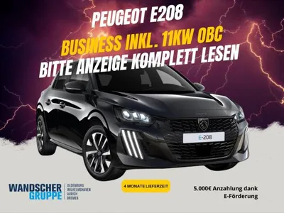 Peugeot Peugeot 208 156 Business 48kwh 🤩 inkl. freier Farbwahl & 11kw OBC im Leasing von LeasingTime