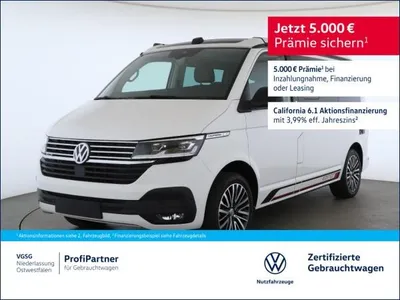 VW Volkswagen T6.1 California Ocean Edition 4Motion AHK Navi LED im Auto Abo von LeasingMarkt.de