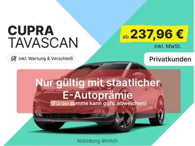 Cupra Cupra Tavascan 🔥Endurance 77kWh | inkl. Wartung & Verschleiß 🔧🦺| Privat im Auto Abo von LeasingTime