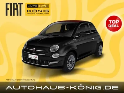 Fiat Fiat 500C Dolcevita | SOFORT VERFÜGBAR | Klimaautomatik | Black Edition 🖤 im Auto Abo von LeasingMarkt.de