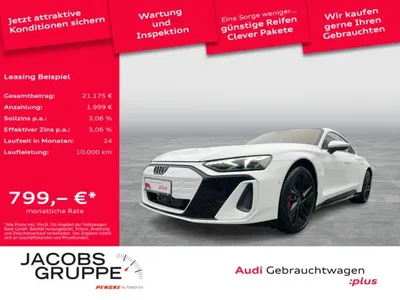 Audi Audi e-tron GT S qu. Black/Facelift/Pano/Laser/HuD/ACC/360° im Auto Abo von LeasingMarkt.de