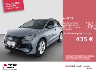 Audi AUDI Q4 45 e-tron qu. STANDKLIMA+NAVI+ACC+HUD+ELEK. HECKKLAPPE+KAMERA+SITZHZG. im Auto Abo von Null-Leasing