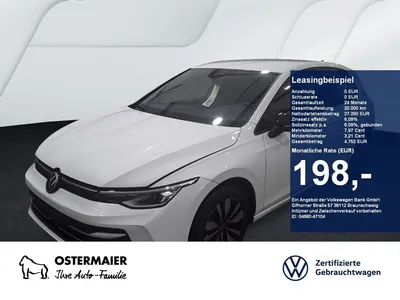 VW Volkswagen Golf VIII GOAL 2.0TDI 150PS DSG ACC.AHK.KAMERA.N im Leasing von Null-Leasing