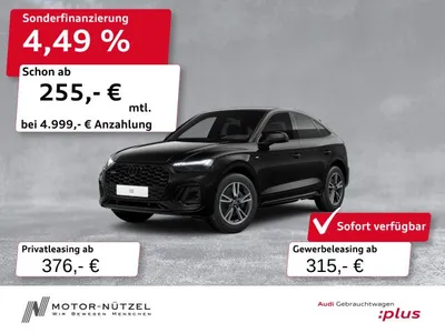 Audi Audi Q5 Sportback 50 TDI QU S-LINE MATRIX+HuD+ACC+AHK im Leasing von Null-Leasing