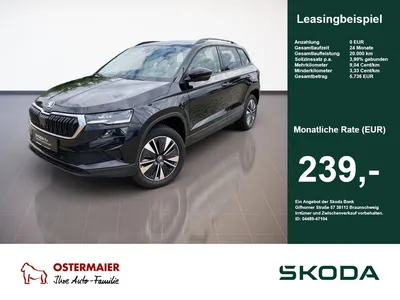Skoda Skoda Karoq SELECTION 1.5TSI MATRIX.NAV.DSG.AMBIENTE.S im Leasing von Null-Leasing