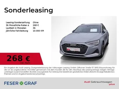 Audi Audi A3 Sportback 30 TFSI ACC+Parken/AHK/Standh/SONOS im Auto Abo von LeasingTime