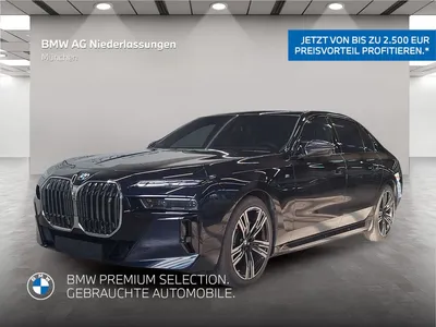 BMW BMW i7 xDrive60 Limousine M Sport Massage AHK Alarm im Leasing von Null-Leasing