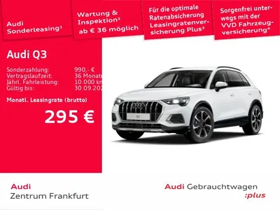 Audi Audi Q3 35 TDI advanced +NAVI+AHK+ACC+EL-HECKKLAPPE+ im Leasing von Null-Leasing