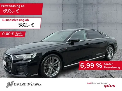 Audi Audi A8 L 60 TFSI e QU MATRIX+NAV+HuD+B&O+TV+AIR+PANO im Leasing von Null-Leasing