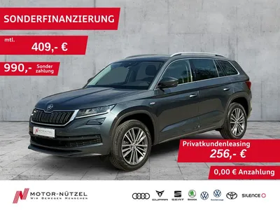Skoda Skoda Kodiaq 2.0 TDI DSG 4x4 L&K LED+NAVI+SHZ+AHK+360° im Leasing von Null-Leasing