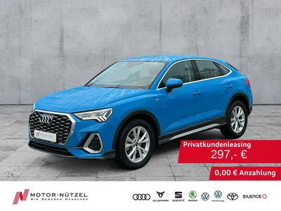 Audi Audi Q3 Sportback 35 TFSI S-TR S-LINE 5JG+MATRIX+AHK im Leasing von Null-Leasing