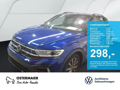 VW Volkswagen T-Roc R BLACK STYLE 2.0TSI 300PS DSG 4M ACC.AKRA im Auto Abo von Null-Leasing