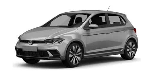 VW Volkswagen VW Polo 1,0 l TSI R Line 70 kW (95 PS) 6-Gang Schaltgetriebe ! Vorlauffahrzeug August ! im Auto Abo von 9Drive