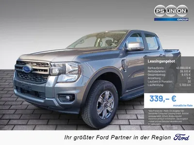 Ford Ford Ranger 2.0 XLT DoKa PDC SHZ KAMERA NAVI AHK ACC im Leasing von Null-Leasing