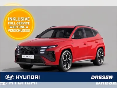 Hyundai Hyundai TUCSON 1.6 N Line**Full-Service Leasing**⚠️I Automatik I Navi I LED I Sitzheizung I Rückfahrkamera im Leasing von LeasingMarkt.de