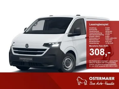 VW Volkswagen Transporter T7 e- Kasten BEV KR 3100mm KLIMA,LED,5J-GARANTIE im Auto Abo von LeasingMarkt.de