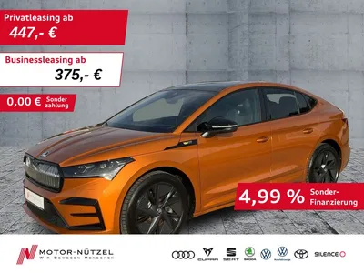 Skoda Skoda Enyaq Coupé RS 4x4 SUITE MATRIX+NAV+PANO+ACC+HuD im Auto Abo von Mobile.de