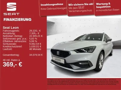 Seat Seat Leon SP FR 2.0 TDI DSG ACC AHK LED NAVI RFK KEYL im Auto Abo von LeasingTime