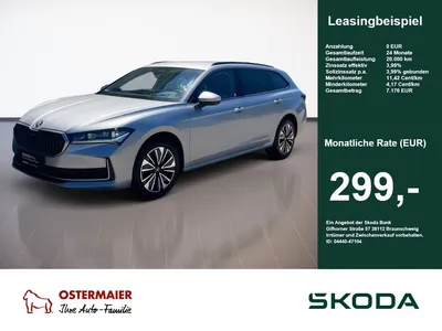 Skoda Skoda Superb Combi SELECTION 4X4 2.0TSI MATRIX.NAV.DSG im Leasing von Null-Leasing