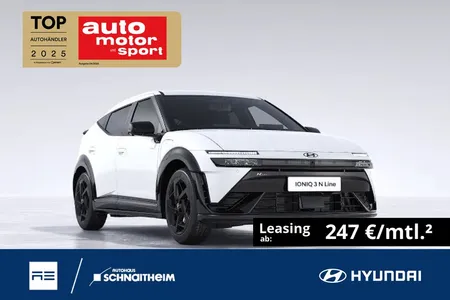 Hyundai Hyundai IONIQ 3 N Line 61 kWh 135PS Technik-P im Leasing von Null-Leasing