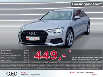 Audi Audi A6 Avant 45 TDI qu NAVI MATRIX 19  AHK Advanced im Leasing von LeasingMarkt.de