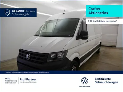 VW Volkswagen Crafter Kasten lang AHK Kamera App-Connect Navi im Leasing von Null-Leasing