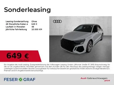 Audi Audi RS3 Sportback quattro S tronic HUD/Matrix/B&O im Auto Abo von LeasingMarkt.de