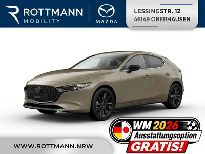 Mazda Mazda 3 SoMo e-SKYACTIV-G 2.5 140ps Aut. HOMURA im Leasing von Null-Leasing