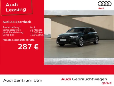Audi AUDI A3 Sportback advanced 35 TDI S tronic NAV+ R-KAM HEAD-UP im Auto Abo von Null-Leasing