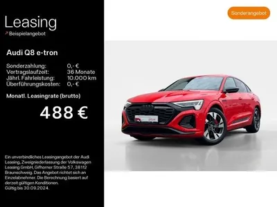 Audi Audi Q8 e-tron Sportback 55 S-LINE*MATRIX*AHK*HUD*NAVI*21ZOLL im Auto Abo von LeasingTime