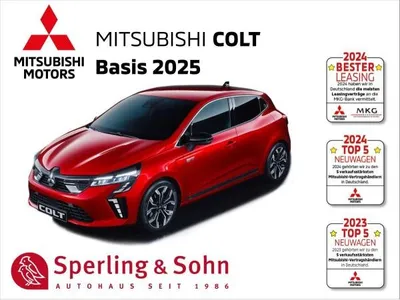 Mitsubishi Mitsubishi Colt COLT 1.0 MY2025 ❗"SOFORT LIEFERBAR"❗ ✔️Parksensoren, Apple-CarPlay + Android-Auto✔️ im Auto Abo von LeasingTime