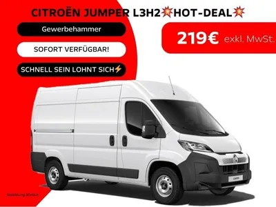 Citroen Citroën Jumper Kasten L3H2 💥HOT-DEAL💥 im Auto Abo von LeasingMarkt.de