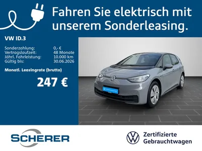 VW Volkswagen ID.3 Pro Performance APP-CONNECT LED im Leasing von Null-Leasing