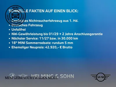 MINI MINI Cooper S Cabrio Head-Up HK HiFi Massage ACC DAB im Leasing von Null-Leasing