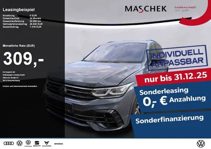 VW Volkswagen Tiguan R Sonderleasing! AHK Akrapovic Performanc im Auto Abo von Null-Leasing