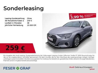 Audi Audi A3 Sportback 30 TFSI adv. S tronic Navi SHZ 17 im Auto Abo von LeasingMarkt.de