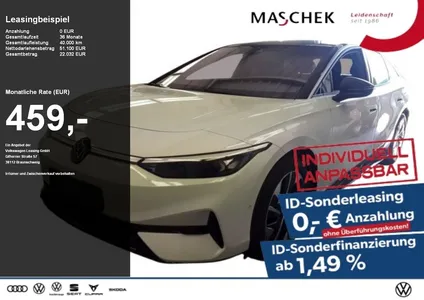 VW Volkswagen ID.7 Pro S Sonderleasing ohne zzgl Kosten! AHK P im Leasing von Null-Leasing