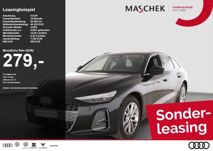 Audi Audi A6 Avant TDI Q AHK Pano Memory Matrxi 360° AHK im Leasing von Null-Leasing