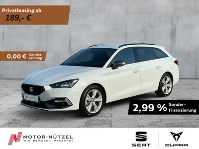 Seat Seat Leon ST 1.5 eTSI DSG FR-LINE LED+NAV+APP+ACC+SHZ im Leasing von Null-Leasing