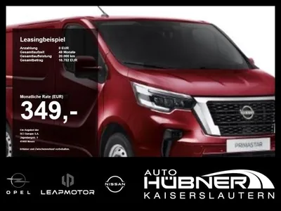 Nissan Nissan Primastar Kombi Tekna Navi|360-Kamera|Sitzheizung im Leasing von LeasingMarkt.de