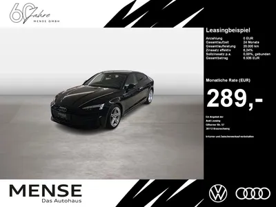 Audi Audi A5 Sportback 40 TDI quattro S tronic advanced AC im Leasing von Null-Leasing