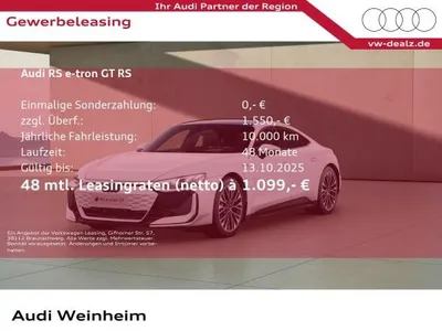 Audi Audi RS e-tron GT Bang&Olufsen Pano Navi Kamera Matrix im Auto Abo von LeasingMarkt.de