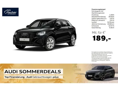 Audi Audi Q2 35 TFSI S line S-Tronic Leder/NAV/RFK/SH im Leasing von Null-Leasing