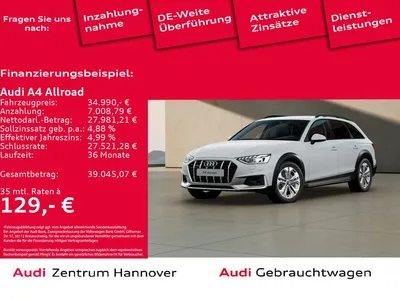 Audi Audi A4 allroad quattro 40 TDI Kamera AHK Navi virtua im Auto Abo von Null-Leasing