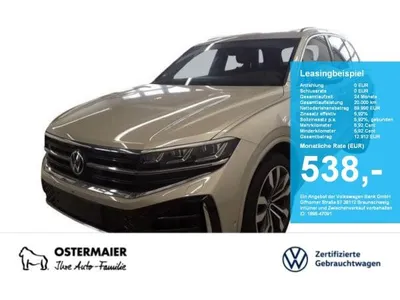 VW Volkswagen Touareg R-LINE 3.0TSI NP.115T ACC.5J-G.AHK.STHZG.AREA-VIEW.NAVI.HUD.DYNAMIC im Auto Abo von LeasingTime