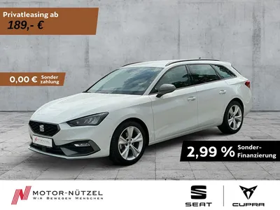 Seat Seat Leon ST 1.5 eTSI DSG FR-LINE LED+NAV+APP+ACC+SHZ im Leasing von Null-Leasing