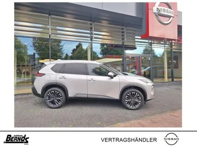 Nissan Nissan X-Trail N-CONNECTA DCT🔝 360°Kamera 👀LEDER✔️ SITZHEIZUNG VO+HI 🔥 2000KG ANHÄNGELAST💪  UVM. // GEWERBE-Silber im Auto Abo von LeasingMarkt.de