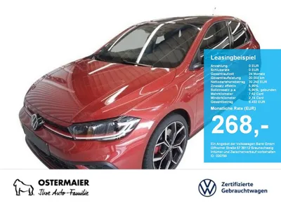 VW Volkswagen Polo GTI BLACK 207PS DSG NP.46T.NAVIPRO.PANO.KAM im Auto Abo von Null-Leasing