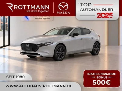Mazda Mazda 3 2027 140ps Aut. HOMURA NAVI ACC KeyLess HUD Qi im Leasing von Null-Leasing