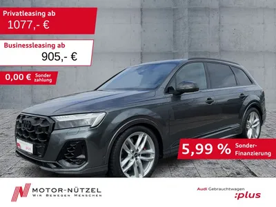 Audi Audi SQ7 TFSI QU MATRIX+NAVI+HuD+B&O+RFK+ACC+AIR+AHK im Leasing von Null-Leasing